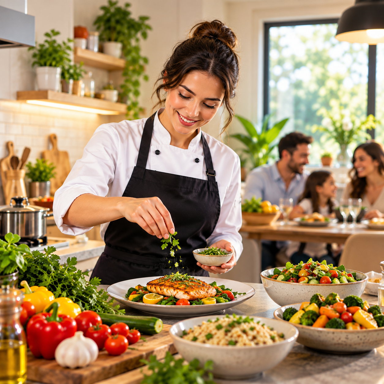 Professional cooking services at home