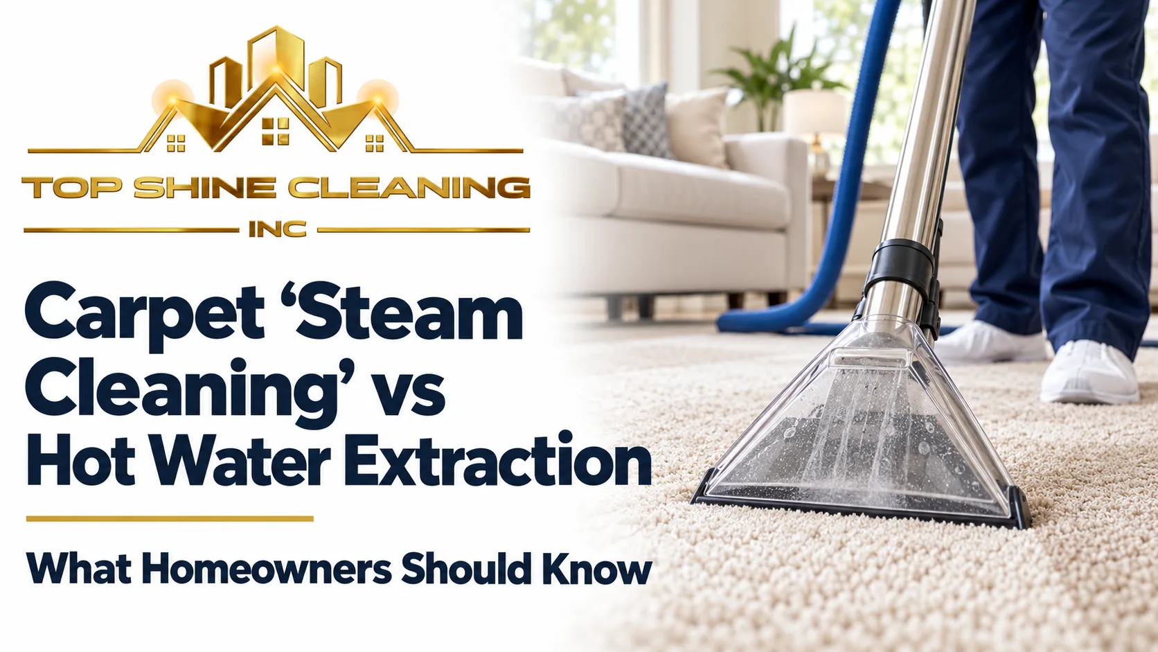 Carpet 'Steam Cleaning' vs Hot Water Extraction: What Homeowners Should Know