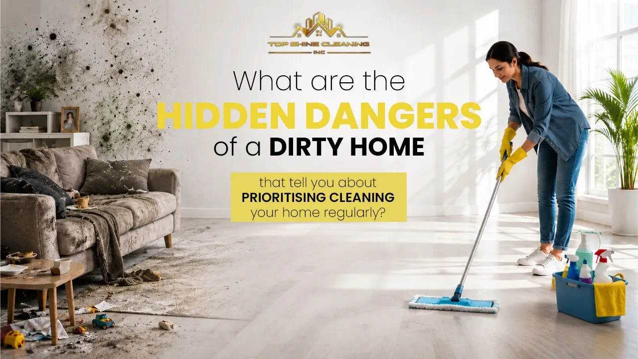 What are the hidden dangers of a dirty home that tell you about prioritising cleaning your home regularly?