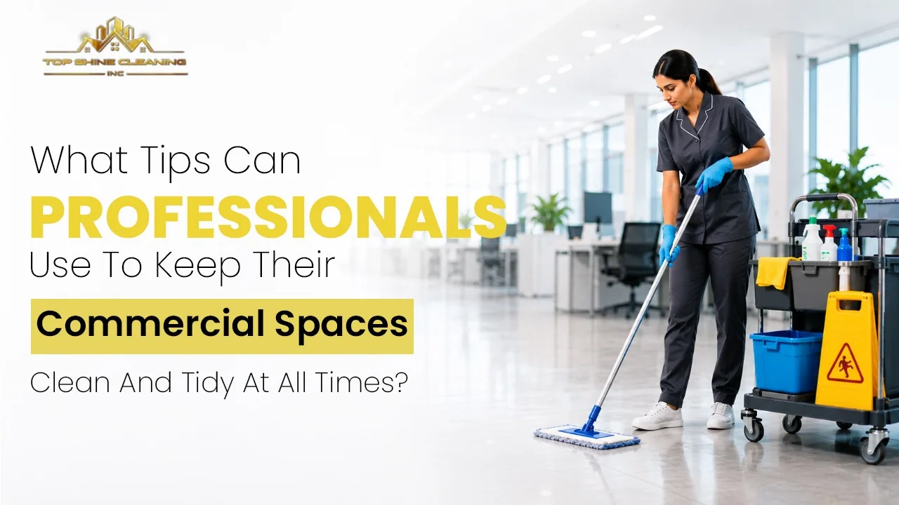 What Tips Can Professionals Use To Keep Their Commercial Spaces Clean And Tidy At All Times?
